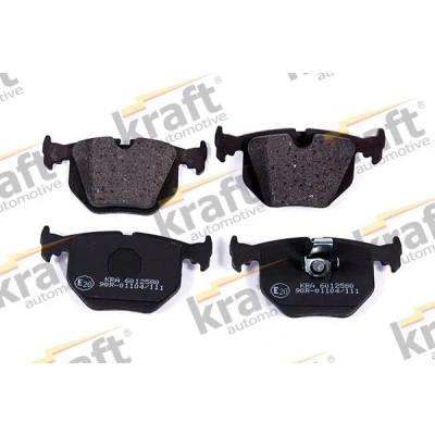 Imagem de KRAFT 6012580 Jogo de pastilhas para travão disco Eixo traseiro BMW: 3 Sedan, Touring, Coupe