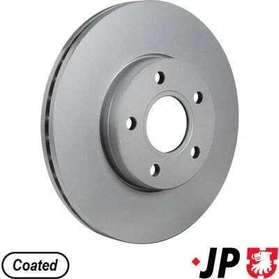 Imagem de JP GROUP Disco de travão FORD: FOCUS 2, 2 Kombi, 3 Turnier, VOLVO: V50, C30, S40 II Eixo dianteiro 278mm 25mm 5 ventilado revestido