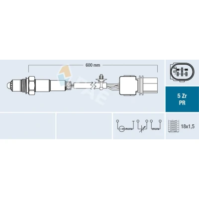 Imagem de FAE 75159 Sonda lambda VOLKSWAGEN: Passat B6 Sedan, Variant