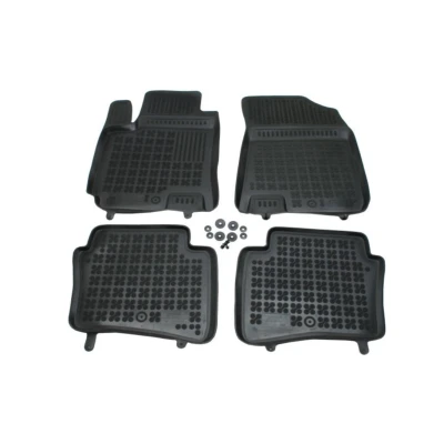 Imagem de REZAW PLAST 201616 Conjunto de tapete chão Borracha à frente e atrás 4 preto HYUNDAI: i20 II Hatchback