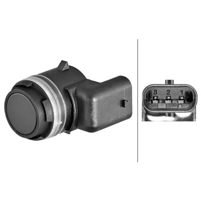 Imagem de HELLA 6PX 358 270 431 Sensores de Estacionamento à frente, traseira Sensor ultrasons AUDI: A3 Sedan, A4 B9 Avant, SEAT: Leon III ST