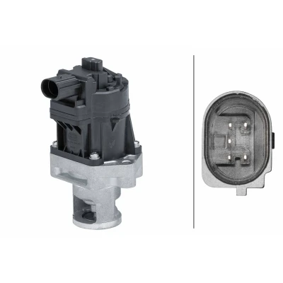 Imagem de HELLA 6NU 014 864 741 Válvula EGR elétrico sem junta FIAT: Ducato III Van, Grande Punto Hatchback, Evo LANCIA: DELTA 3