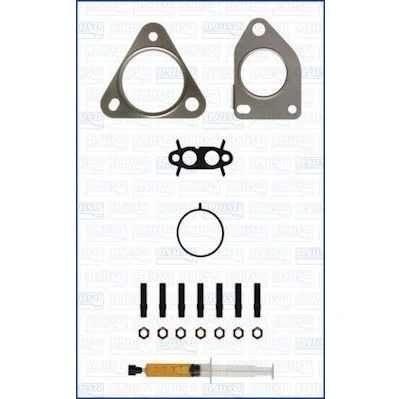 Imagem de AJUSA JTC12098 Kit de montagem, turbocompressor with studs, syringe oil com juntas instruções montagem