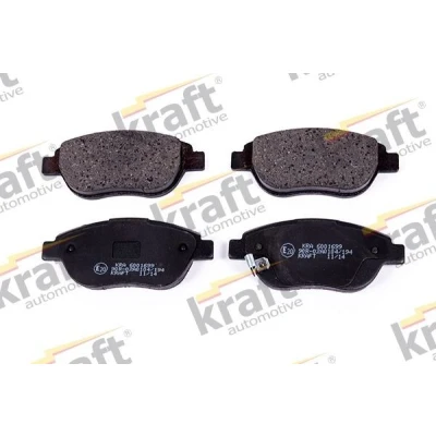 Imagem de KRAFT 6001699 Jogo de pastilhas para travão disco Eixo dianteiro incl. contacto aviso desgaste OPEL: Corsa D Hatchback