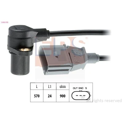 Imagem de EPS 1.953.172 Gerador de Impulsos Made in Italy OE Equivalent VOLKSWAGEN: Golf 4, Sharan I, Passat B5 GP Sedan, AUDI: A3 Hatchback, A4 B6 Avant
