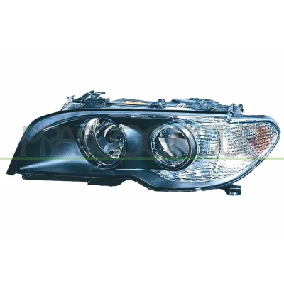 Imagem de PRASCO BM0224904 Farol Principal esquerda H7/H7 FF branco para circulação pela direita com motor elétrico de regulação do alcance dos faróis