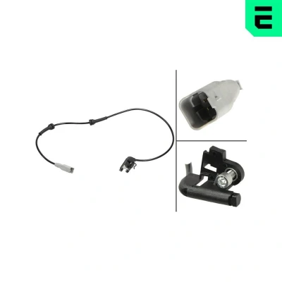 Imagem de OPTIMAL 06 S662 Sensor de ABS Eixo traseiro activo 718 PEUGEOT: 307 SW, Hatchback, CC, CITROËN: C4 I Hatchback