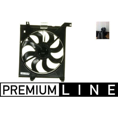 Imagem de MAHLE ORIGINAL CFF 259 000P ventilador de radiador 320mm 12V 150W com estrutura do (caixilho) sem regulador integrado