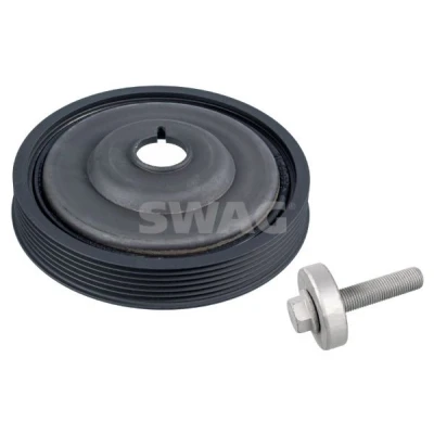 Imagem de SWAG 60 93 6155 Polia da cambota 6PK 155 5 com parafuso, para RENAULT: MEGANE 2, 2 Kombi, TWINGO NISSAN: NV200 Van / Carrinha