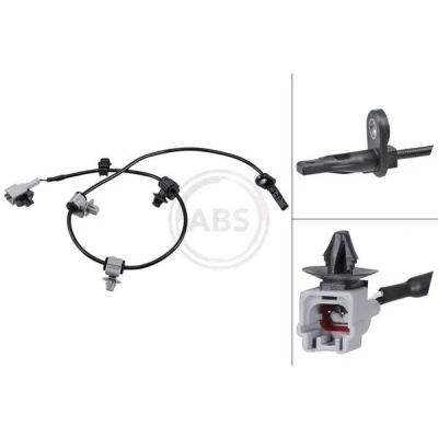 Imagem de A.B.S. 32335 Sensor de ABS activo 670mm 750mm 35mm cinzento