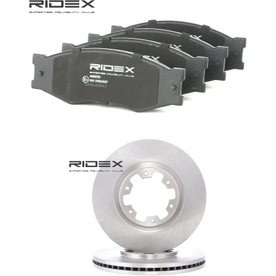 Imagem de RIDEX Kit de travões 3405B3135 Eixo dianteiro interior ventilado com avisador sonoro desgaste