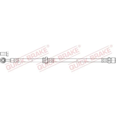Imagem de QUICK BRAKE 50.850X Mangueira de Travão 414mm M10x1 com rosca interior, exterior