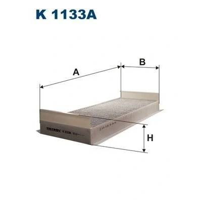 Imagem de FILTRON K 1133A Filtro, ar do habitáculo Filtro de carvão ativado 468 183 70 MAN: TGM