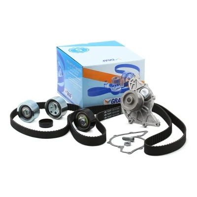 Imagem de GRAF KP868 1 Bomba de Água + Kit correia Distribuição sem amortecedor tensor, rolo tensor 30mm para accionamento da dentada
