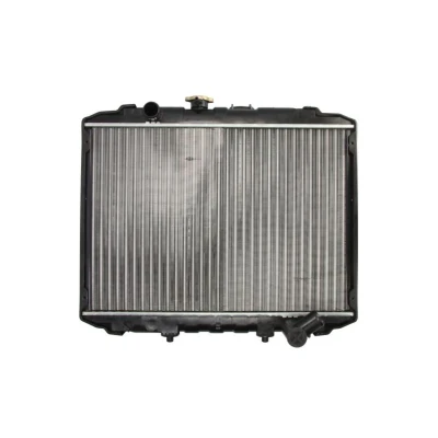Imagem de THERMOTEC D70505TT Radiador, arrefecimento do motor Alumínio 586 400 34 Caixa de velocidades manual Aletas refrigeração unidas mecanicamente