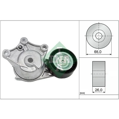 Imagem de INA 534 0428 10 Tensor, correia trapezoidal estriada PEUGEOT: 208 I Hatchback