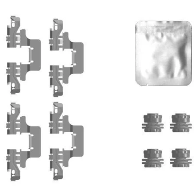 Imagem de TEXTAR 82557800 Kit de acessórios, pastilhas travão AUDI: A4 B9 Avant