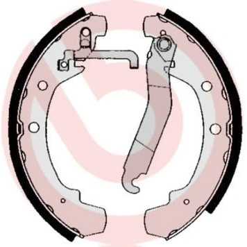 Imagem de BREMBO S 85 510 Maxilas de travão 252 56 com alavanca do mão VOLKSWAGEN: LT 28 35 I Van