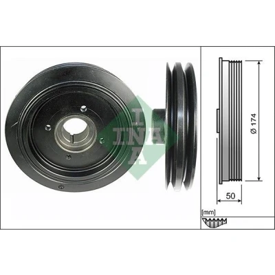 Imagem de INA 544 0107 10 Polia da Cambota 173,00, 173,00 MITSUBISHI: Pajero Sport 1 SUV