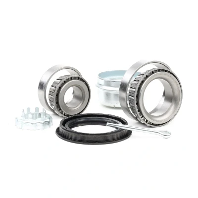 Imagem de MEYLE 100 598 0101 Kit de Rolamento roda Eixo traseiro, ambos os lados com material montagem ORIGINAL Quality 50 rolos cónicos
