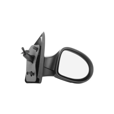 Imagem de espelho retrovisor Van Wezel 4371804 à direita preto rugoso completo, convexo, para regulação manual do RENAULT: TWINGO 2 endado,