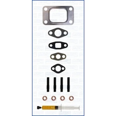 Imagem de AJUSA JTC11057 Kit de montagem, turbocompressor with studs, syringe oil com juntas instruções montagem