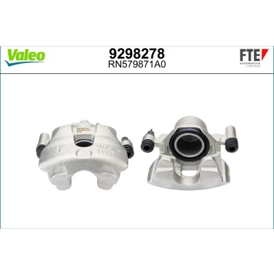 Imagem de FTE 9298278 Pinça de travão cinzento Ferro fundido Eixo dianteiro, lado esquerdo sem suporte MAZDA: 6 SW