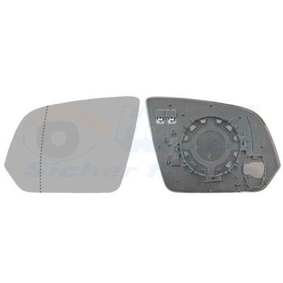 Imagem de Van WEZEL 3082837 Vidro Espelho esquerda MERCEDES BENZ: Classe V, Vito Mixto,