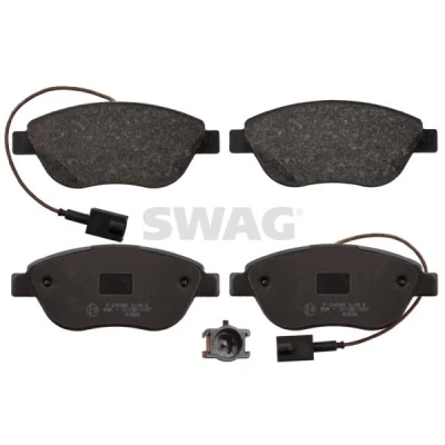 Imagem de SWAG 70 11 6057 Jogo de pastilhas para travão disco Eixo dianteiro incl. contacto aviso desgaste FIAT: BRAVO 2, Grande Punto Hatchback
