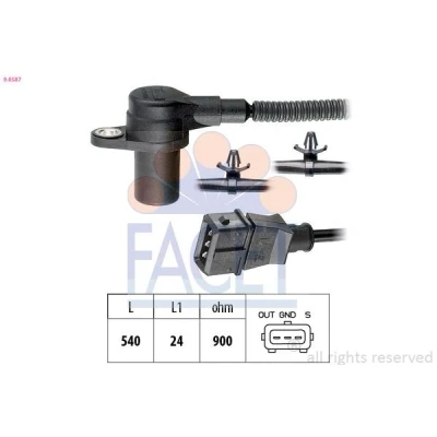 Imagem de FACET 9.0826 Gerador de Impulsos BMW: 3 Sedan, Touring, X5