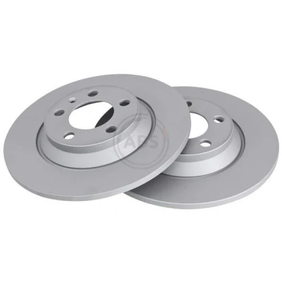 Imagem de A.B.S. Disco de travão VOLKSWAGEN: Polo VI, AUDI: A1 Sportback 272mm 10mm 5furos 100mm cheio revestido 18727 2Q0615601G Discos