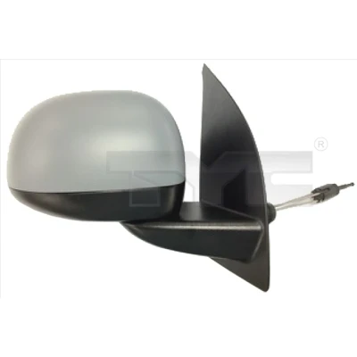 Imagem de Espelho retrovisor Tyc 309 0109 à direita com subcapa ajuste: por cabo de aço, convexo FIAT: Panda II Hatchback