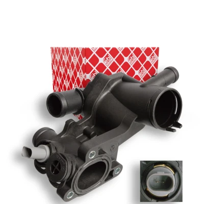 Imagem de FEBI BILSTEIN 109147 termóstato, líquido de refrigeração 87 com junta sensor SEAT: Ibiza 3, 4 ST, Sportcoupe