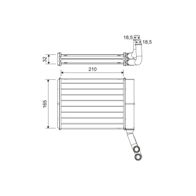 Imagem de VALEO 811597 Radiador Quente