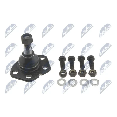 Imagem de NTY ZSD PE 006 Rótula de suspensão Eixo dianteiro, lado esquerdo, direito, em baixo 110mm 82mm