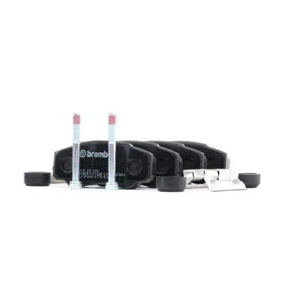 Imagem de BREMBO P 23 093 Jogo de pastilhas para travão disco excl. contacto aviso desgaste com parafusos pinça acessórios