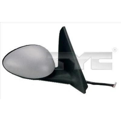 Imagem de Espelho retrovisor Tyc 301 0025 à direita com subcapa convexo, tom azul, aquecível, para regulação eléctrica dos espelhos ALFA ROMEO: 147