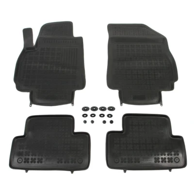 Imagem de REZAW PLAST 202107 Conjunto de tapete chão Borracha à frente e atrás preto OPEL: Astra J Hatchback, Sports Tourer, CHEVROLET: Cruze Sedan