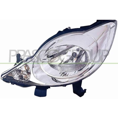 Imagem de PRASCO PG2014906 Farol Principal esquerda H4 transparente para circulação pela direita com motor elétrico de regulação do alcance dos faróis