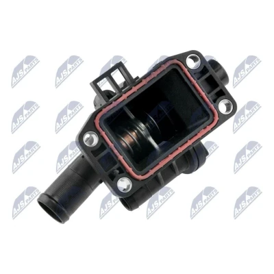Imagem de NTY CTM PE 006 Termóstato, líquido de refrigeração para cárter integrado FORD: Focus 2 Kombi, FIESTA 5,