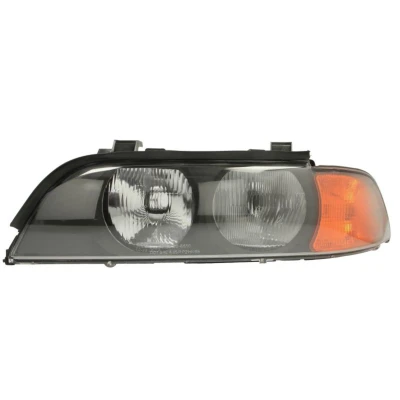Imagem de TYC 20 0380 05 2 Farol Principal esquerda HB3, H7 amarelo com motor elétrico, porta lâmpadas BMW: 5 Touring, Sedan