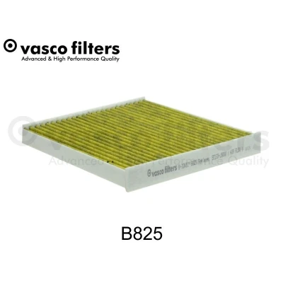 Imagem de DAVID VASCO B825 Filtro, ar do habitáculo Filtro de carvão ativado com polifenol 202 225 28 quadrangular HYUNDAI: Kauai / Kona SUV, Tucson