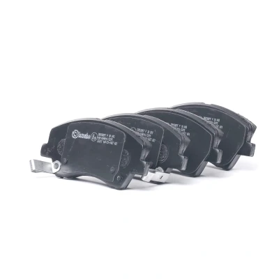 Imagem de BREMBO P 30 098 Jogo de pastilhas para travão disco com avisador sonoro desgaste chapa anti ruído acessórios KIA: Rio 4