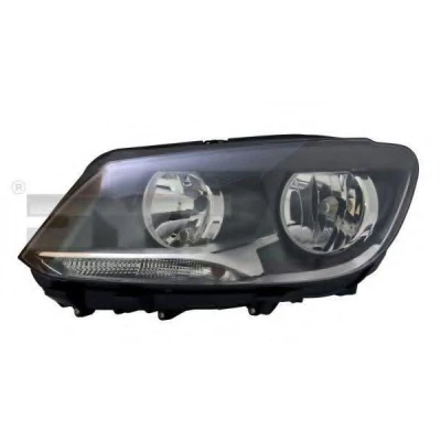 Imagem de TYC 20 12476 05 2 Farol Principal esquerda H7, H15 com luz de circulação diurna para pela direita motor elétrico VOLKSWAGEN: Caddy 3