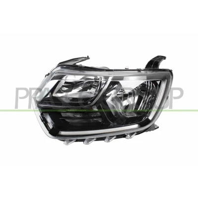 Imagem de PRASCO DA8244904 Farol Principal esquerda LED, H7/H1 com luz de circulação diurna sem motor regulação do alcance dos faróis DACIA: Duster II