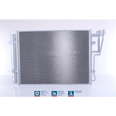 Imagem de NISSENS 940252 Condensador sem secador Alumínio 522 R 134a KIA: Venga
