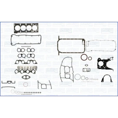 Imagem de AJUSA 50154800 Jogo completo de juntas, motor Com junta da cabeça do motor, retentores haste válvulas FIBERMAX BMW: 3 Sedan