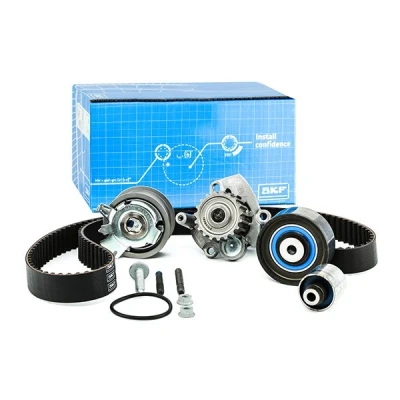 Imagem de SKF VKMC 01255 1 Bomba de Água + Kit Correia Distribuição com juntas perno roscado 141 AUDI: A4 B7 Avant, A3 Hatchback, A6 C6 Sedan