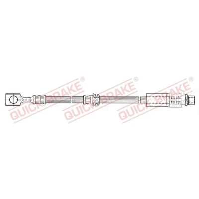 Imagem de QUICK BRAKE 50.064 Mangueira de Travão 410mm com rosca interior