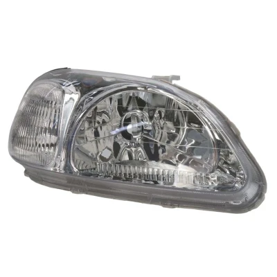 Imagem de TYC 20 3183 11 2 Farol Principal à direita H4 para circulação pela sem motor elétrico, porta lâmpadas HONDA: CIVIC 6 Hatchback